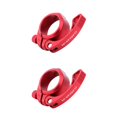 thumbnail image 4 of Soidarity Asientos de bicicleta Clip de sillín Accesorios de tija de sillín de liberación rápida Clips de carretera resistentes al desgaste Rojo 2Conjunto, 4 of 6