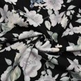 thumbnail image 4 of Gibobby Vestido casual de punto para mujer Vestido largo con estampado de flores bohemias de verano para mujer, vestido de manga larga con mangas acampanadas(Negro,CH), 4 of 5