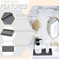 thumbnail image 2 of KISPATTI Small Vanity Tray, Rectangle 7.9" x 4", Silicone Kitchen and Bathroom Tray for Sponge, Lotion Bottle, Candle, Key, Perfume, 2 of 4