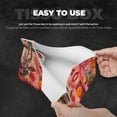 thumbnail image 3 of Pofeuu Vibrant Floral Collage Portrait Print Tissue Box Cover, Modern Decorative PU Leather Rectangular Tissue Box Case Organizer Holder for Vanity Countertop, Night Stands, Livingroom, 3 of 7