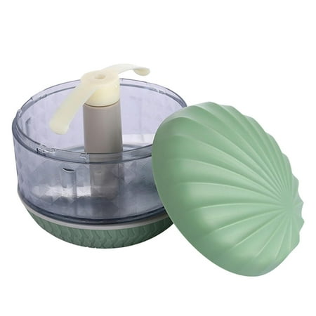 

Manual Garlic Chopper | Wireless Manual Food Vegetable Chopper Stainless Steel Cutter with PP Cup | Vegetable Chopper Onion Cutter for Kitchen BBQ Vegetable Fruits Meat
