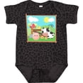 thumbnail image 3 of Inktastic Farm Animals with Cow, Chick and Pig Boys or Girls Baby Bodysuit, 3 of 5