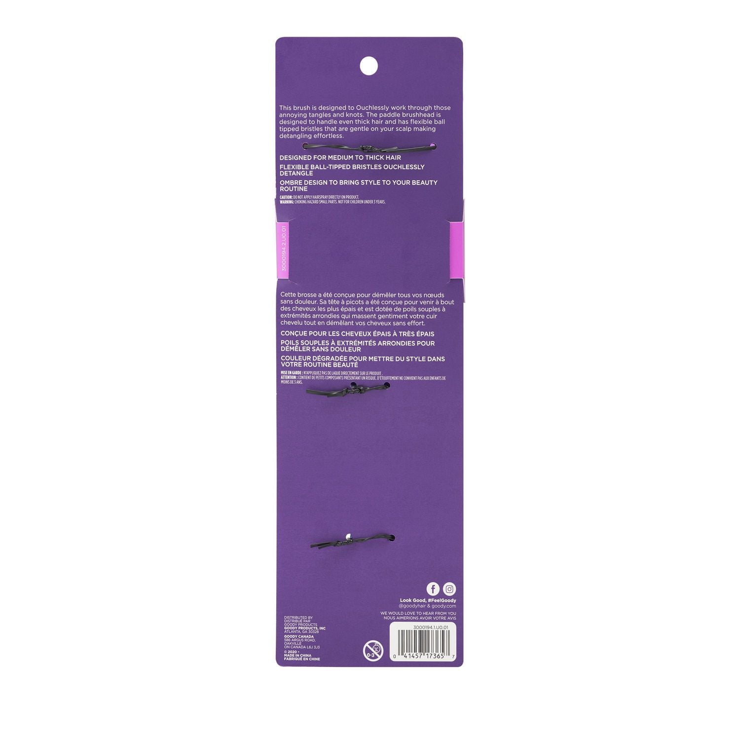GOODY Ombre Paddle Brush