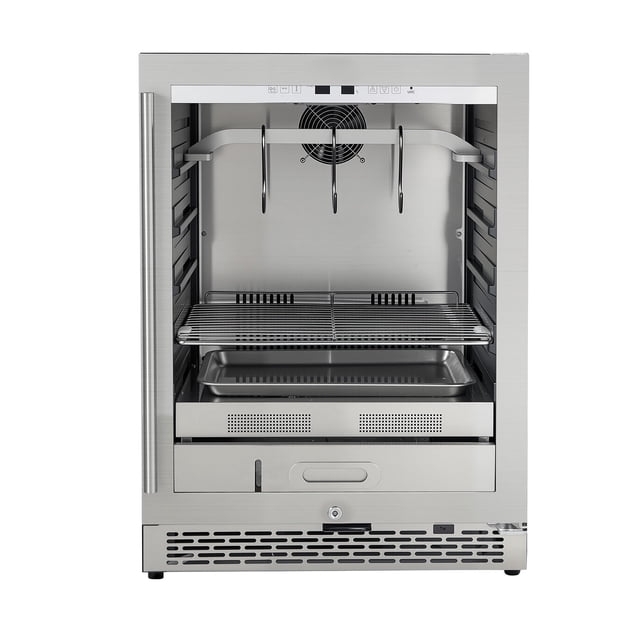 KFFKFF 99 LBS Dry Aging Fridge for Steaks, Dry Ager Refrigerator for Meat with Precise Temperature & Humidity Control, Freestanding & Under Counter Beef Aging Machine