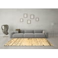 thumbnail image 3 of Ahgly Company Indoor Rectangle Solid Brown Modern Area Rugs, 3' x 5', 3 of 4