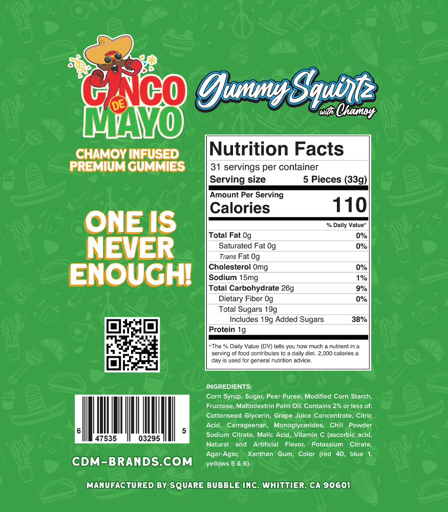Chamoy Gummy Candy 4 Pack