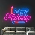 thumbnail image 2 of Handmadetneonsign But First Make Up Artist Neon Sign, Cosmetics Neon Light, Beauty Product Led Sign, 2 of 5