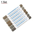 thumbnail image 3 of Wood Filler Sticks 6 Colors Wooden Wax Touch Up Furniture Repair Crayons for Medium Brown 10-11 Space Gray Light Gray Oak Gray, 3 of 7
