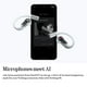 thumbnail image 4 of Auriculares abiertos Nothing Ear (abiertos) con ganchos blancos, 4 of 6