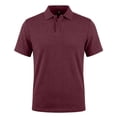 thumbnail image 4 of Knitted Polo Shirts for Men Henley Short Sleeve Button Up Tees Causal Loose Textured T Shirts, L, 4 of 6