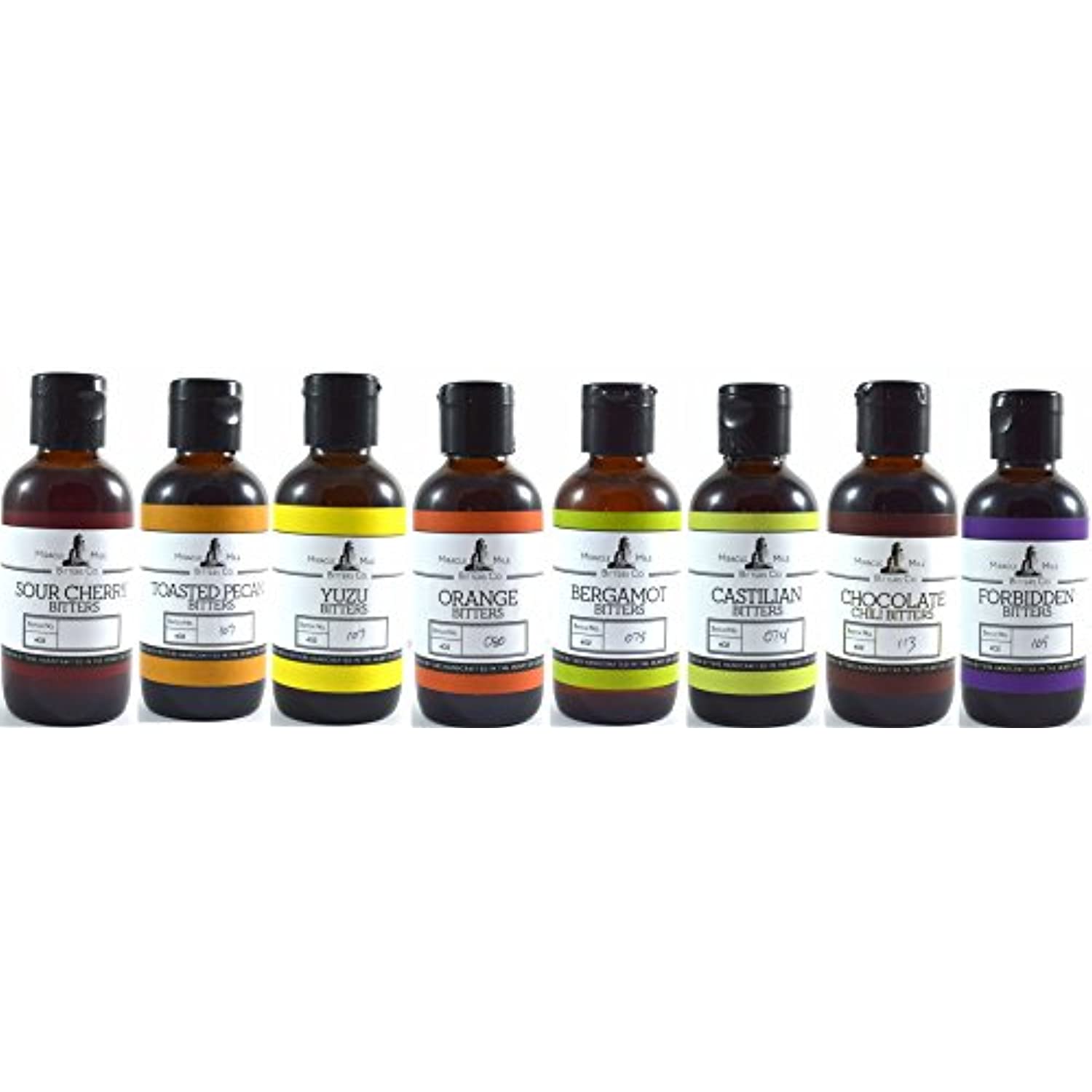 Miracle Mile Cocktail Bitters Collection Set of 8