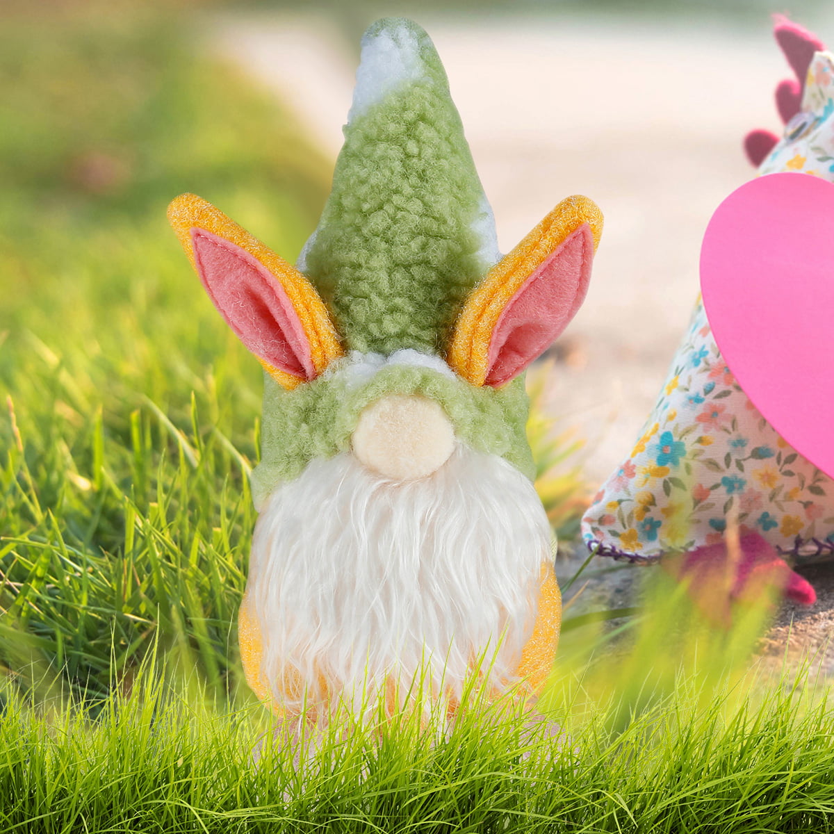 1/2/3Pcs Easter Gnome Faceless Doll Decorations Room Desktop Decoration Standing Post Day St Patricks Day Cute Cartoon Bunny Elf Rudolph Shaped Doll Home Decor Ornaments 