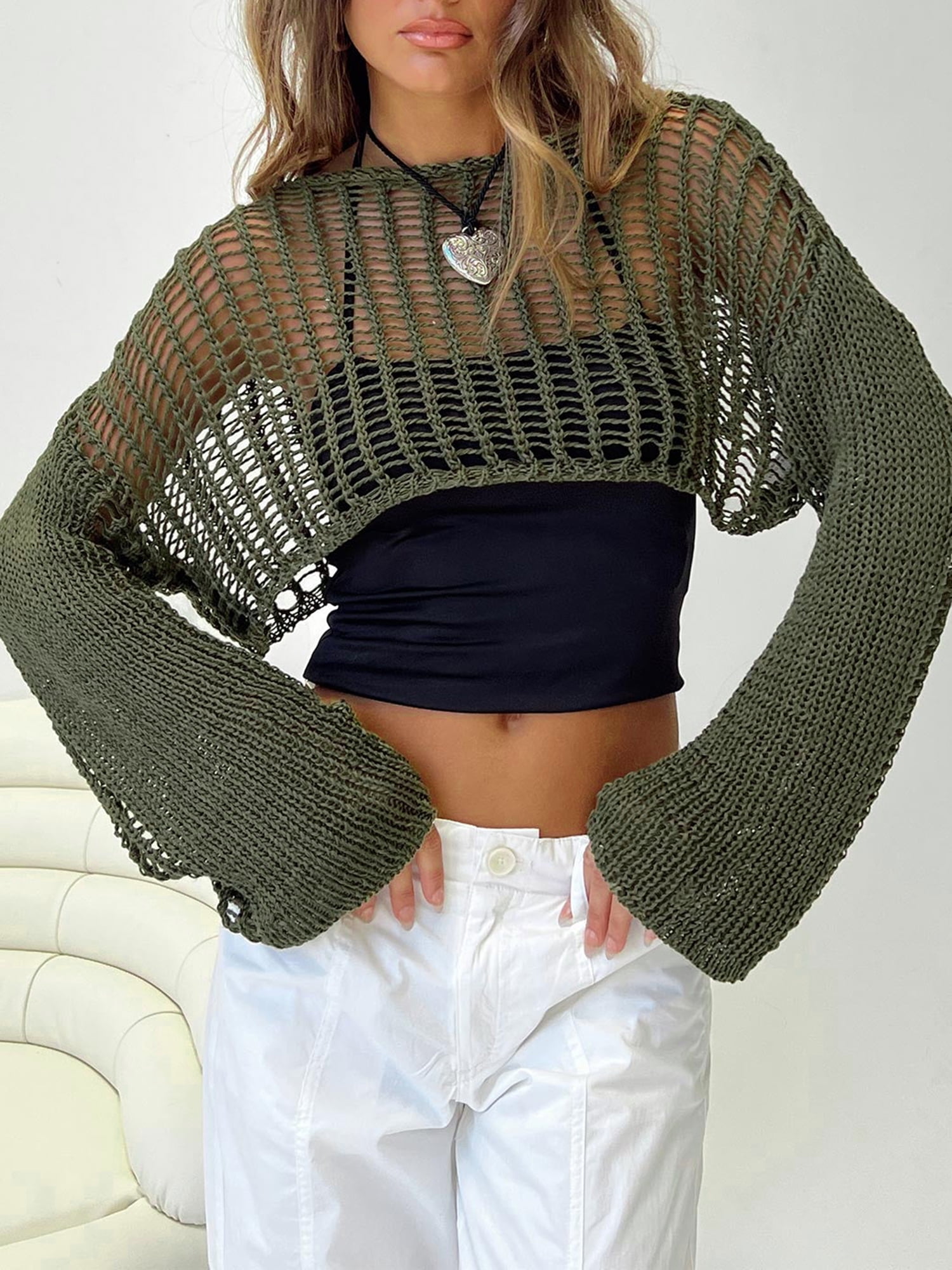Landscape Graphic Sheer Knitted HighNeck - メルカリ