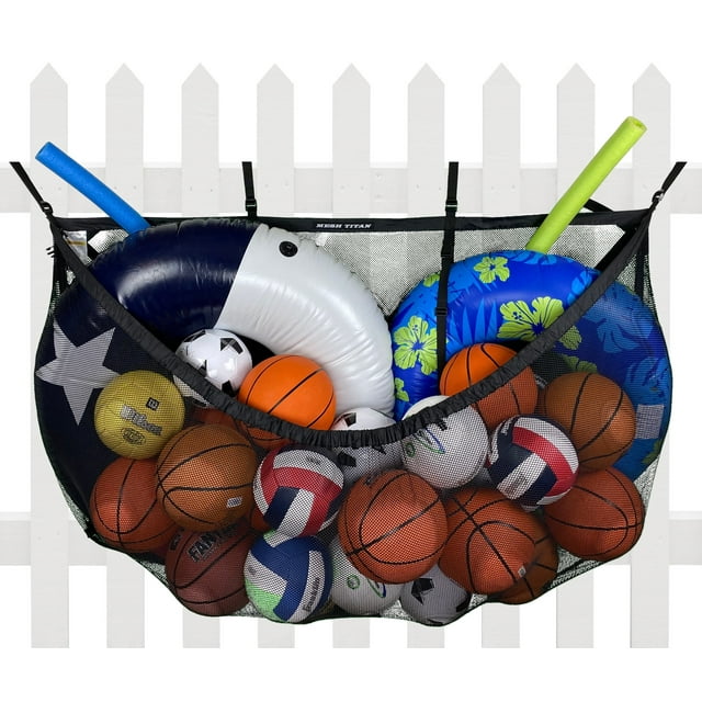 MESH TITAN Pool Float Storage Bag Organizer, Heavy Duty Adjustable