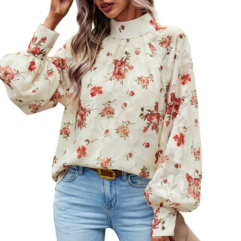 High neck dressy tops sale