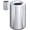 Sliver, variant on STICCIO 30 gal Outdoor Trash Can with Lid, Alloy Steel Mesh Garbage Can, Anti-Corrosion, Fully Assembled, for School, Park, Office.