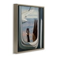 thumbnail image 3 of Stupell Industries Goose in Airplane Window Scene Animals & Insects Painting Brown Floater Framed Canvas Art Print Wall Art, 18 x 18, 3 of 9