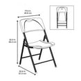 thumbnail image 3 of Lifetime Products Silla Plegable contorneada, Color Blanco LIFETIME 2810MX, 3 of 4