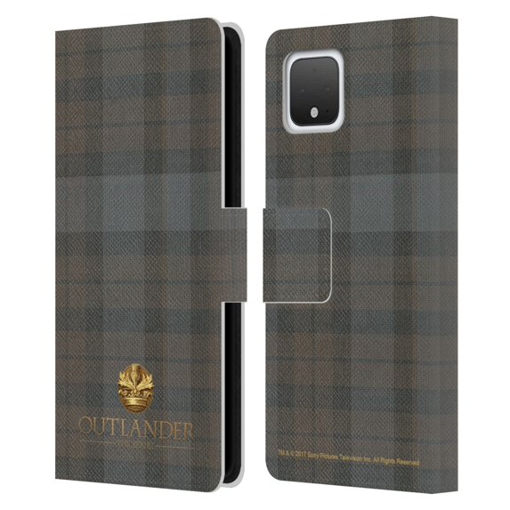 Head Case Designs Officially Licensed Outlander Tartans Plaid Leather Book Wallet Case Cover Compatible with Google Pixel 4