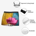 thumbnail image 3 of Fuzoiu Bright Pink Chair Print Men's Ultra Breathable Underwear,No Riding Up Boxer Briefs with ComfortFlexible Waistband-Small, 3 of 5