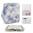 thumbnail image 2 of Pzuqiu Colorful Daisy Large Bible Case includes 75 Bible Tabs & 12 Bookmarks Multi-Functional Scripture Book Cover Organizer for Book Lovers ,Bibles Accessories Perfect Gift, 2 of 7