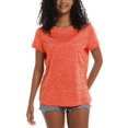 thumbnail image 1 of Haut d'Été pour Femmes à Séchage Rapide, Manches Courtes, Col Rond, Décontracté, Sport, Surdimensionné, Mode, zh99876547 TTTG, 1 of 6