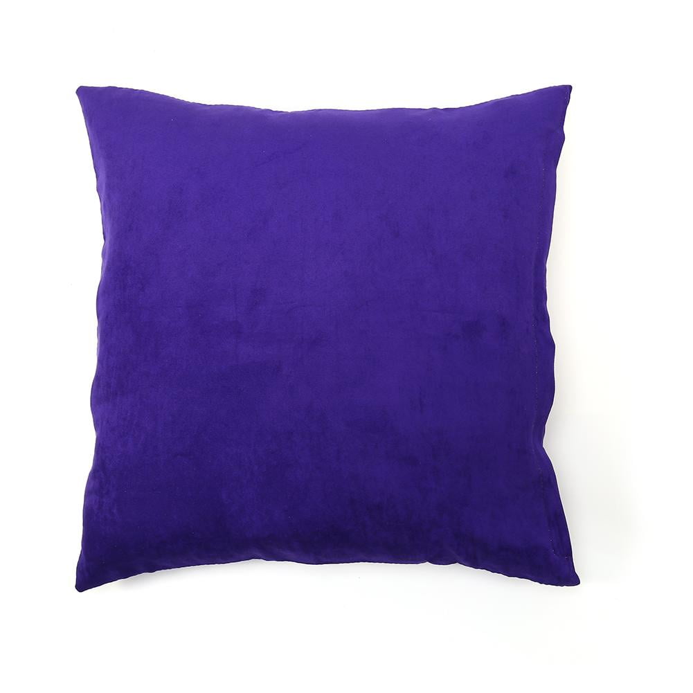 18" x 18" Solid Color Velvet Throw Pillow Cover Super Luxury Soft