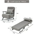 Single Person Sofa Bed Sleeper Chair Convertible Chaise Lounge Couch