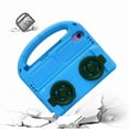 thumbnail image 2 of Dteck Kids Case for New iPad Mini 6 Case 2021 8.3 inch, With Handle Stand Pencil Holder iPad Mini 6 EVA Kid-Proof Rugged Shockproof for Boy Girl Kids (Blue), 2 of 4