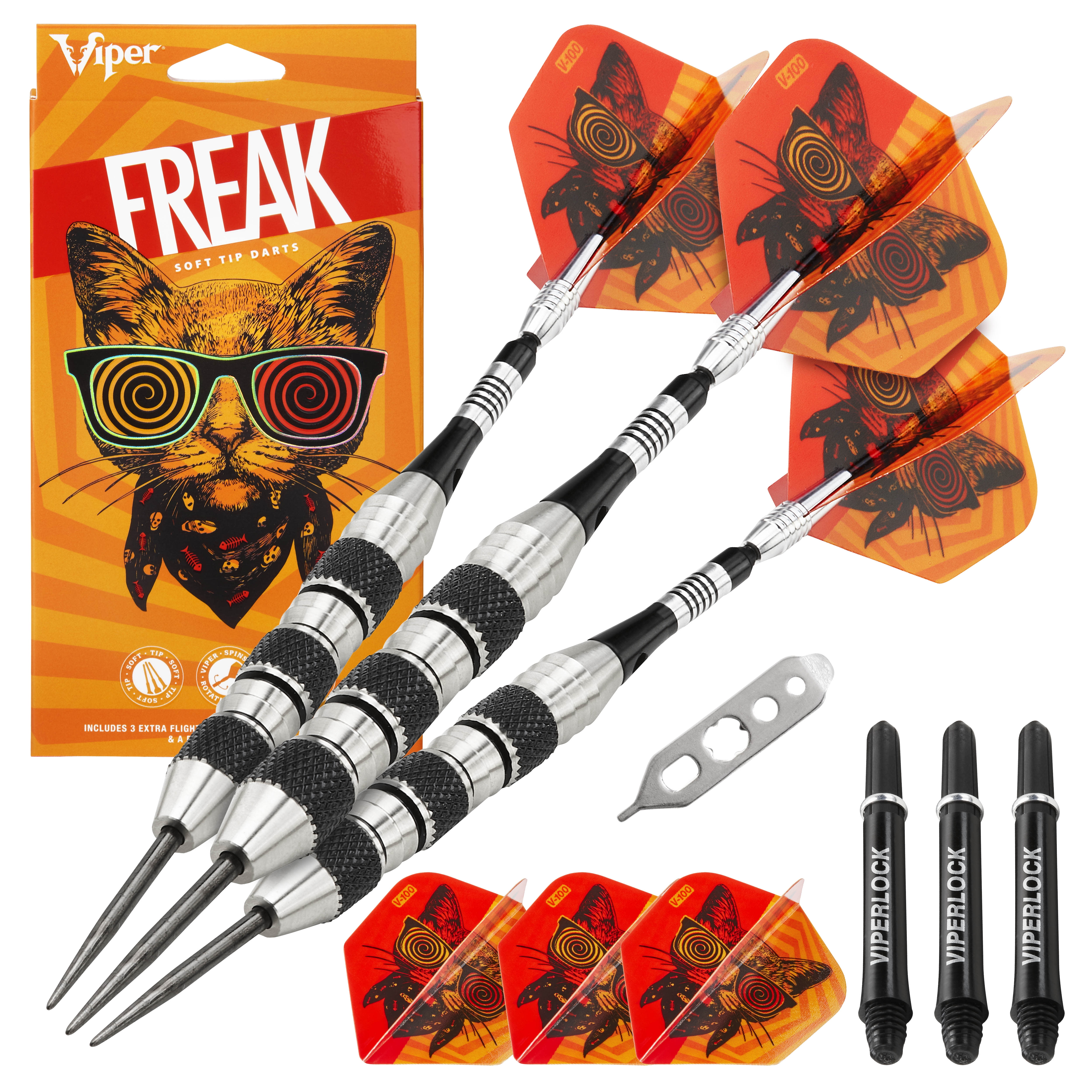 Clearance Limited Edition BLOODY BITCH 24 Gram Steel Tip Darts Extras incl. 