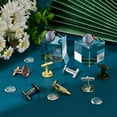 thumbnail image 4 of 1box Blank Dome Brass Cufflinks Making Kit Mixed color Cuff Button: 19x18x16mm Tray: 14mm, 4 of 6