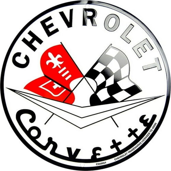 Hangtime Chevrolet Corvette Aluminum Wall Signs