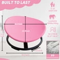 thumbnail image 2 of Jopath Kids Swivel Chair,360° Spinning Chair,200 lbs Capacity,Spinning Sensory Seat for Children,Autism-Friendly Toy with Non-Slip Metal Base,Spin Chair for Balance and Coordination,Pink, 2 of 8