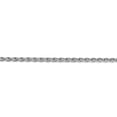 thumbnail image 3 of Real 14kt White Gold 3mm Parisian Wheat Chain; 24 inch; Lobster Clasp; for Adults and Teens; for Women and Men, 3 of 5