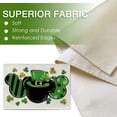 thumbnail image 2 of St. Patrick''s Day Cartoon Mouse Placemats Set of 4, Shamrock Clover Top Hat Stripes Dining Table Place Mats, Irish Holiday Kitchen Decor Home Decoration 12 x 18 Inch, 2 of 5