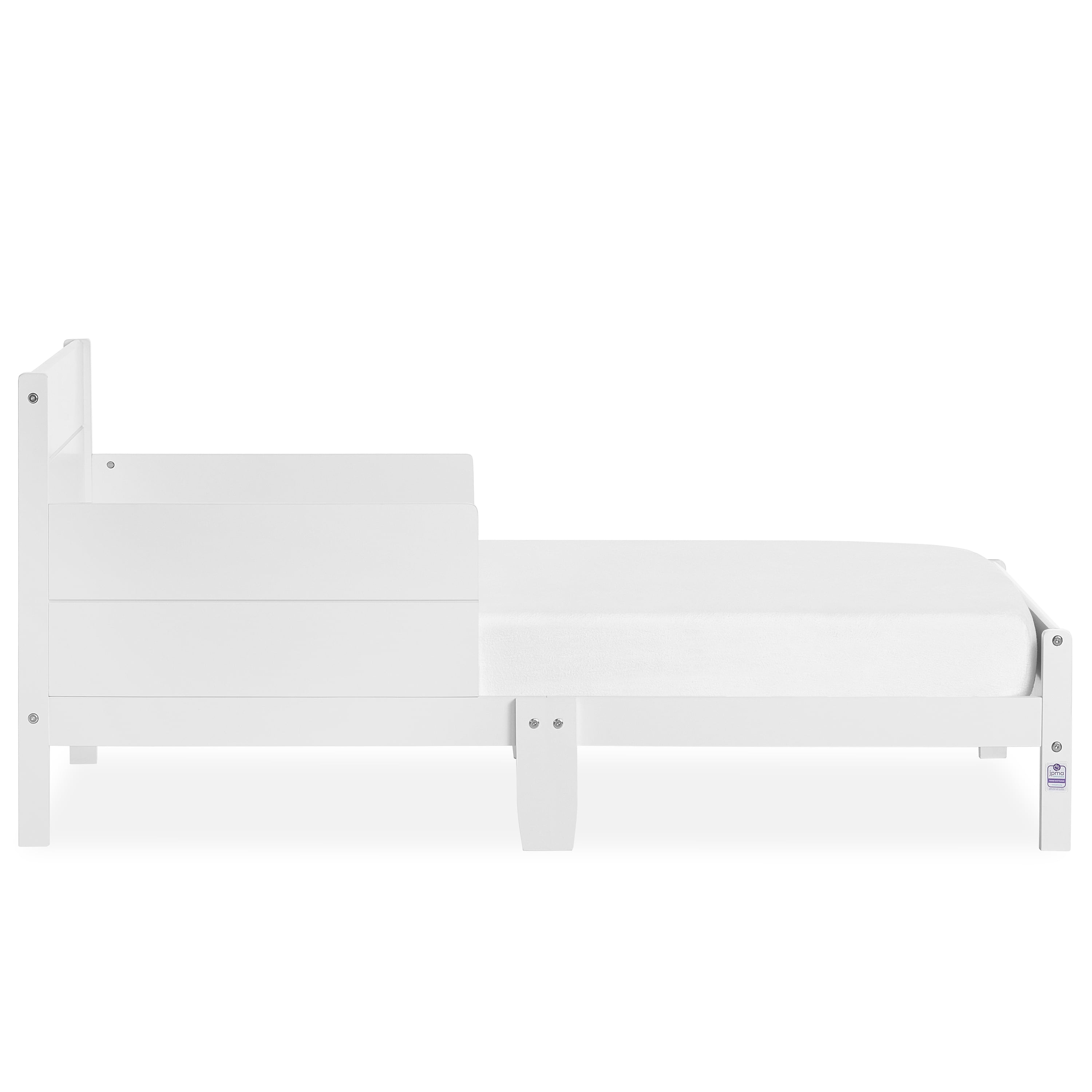 Dream On Me Holland Toddler Bed made with Sustainable New Zealand Pinewood, White