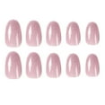 thumbnail image 1 of Simple Oval False Nails Chip-Proof Smudge-Proof Fake Nails for Manicure Lover Beauty Blogger Jelly Glue, 1 of 9