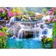 thumbnail image 1 of 30x40cm 5D Full DIY Diamond Painting,The Waterfall,DIY Diamond Rhinestone Canvas Punto de cruz Pintura por número para decoración de pared Adultos niños brillar Electrónica, 1 of 5