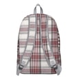 thumbnail image 5 of Abstract Plaid Pattern School Backpack, Retro Checkered Print Daypack with Colorful Geometric Design for Daily Use, 5 of 5