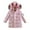 Metallic Shine, variant on Girls Puffer Jacket Metallic Shine Hooded Puffer Jacket Winter Cotton Lined Zip Thick Warm Quilted Puffer Jackets for Kids, Sizes 5-13Y