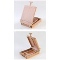 thumbnail image 2 of Caballete de Caja de Bocetos de Mesa de Madera Ajustable Grande Caballete de Caja de Bocetos de Escritorio para Artistas Estudiantes de Arte y Principiantes, 2 of 8
