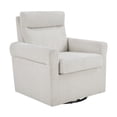 thumbnail image 3 of Convenience Concepts Take a Seat Olivia Swivel Accent Armchair, Boucle Oatmeal, 3 of 6