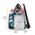thumbnail image 3 of FORMRS Women's Travel Backpack Purse Anti-Theft Hidden Pockets Casual Shoulder Bag, Simple Floral, 3 of 7