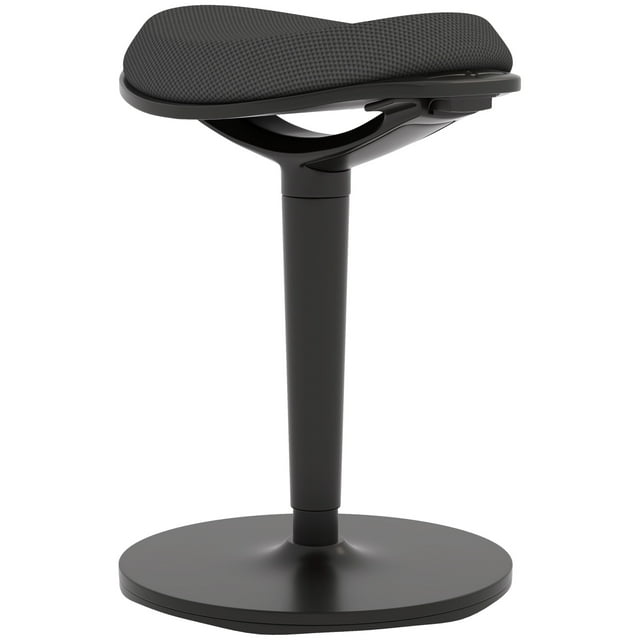 HOMCOM Mesh Ergonomic Wobble Stool for Standing Desks, with Rocking, Black