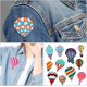 thumbnail image 5 of Parche termoadhesivo, 13 piezas de parche adhesivo de globo aerostático, parche termoadhesivo o parche para coser para ropa, camiseta, jeans, chaqueta, 5 of 5