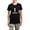 With Gray Camo Pant, variant on - No Drama Llama Sunglasses Pajamas - Women's Short Sleeve Print T-Shirt and Pants Dark Cotton Pajama Set