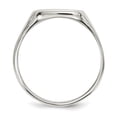 thumbnail image 2 of Sterling Silver 12x12mm Closed Back Signet Ring, 2 of 3