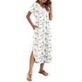 thumbnail image 6 of OutfitShow Women Maxi Dress with Pockets Casual Short Sleeve V-Neck Summer Dress, 6 of 7