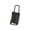 Black, variant on 4 Digit Combination Padlock Portable Password Lock Keyless Unlocks AntiTheft Padlock for Backpacks Gym School Lockers