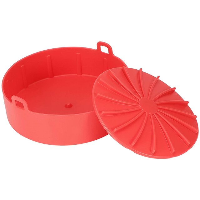 Olla de repuesto para revestimiento de silicona para freidora de aire, revestimiento de papel de repuesto para olla de silicona, accesorios para freidora de aire